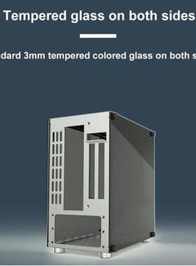 PC Gaming Case All Aluminum ITX Computer Cabinet Mini A4 Des