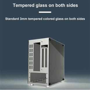 PC Gaming Case All Aluminum ITX Computer Cabinet Mini A4 Des