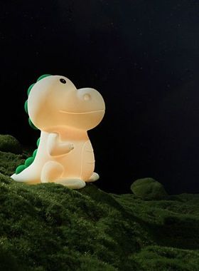 USB Bedroom Sleep Lightings Rechargeable Cartoon Dinosaurs