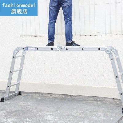 3.6m 12.5Ft Telescopic Ladder Folding Ladder Aluminum Extens