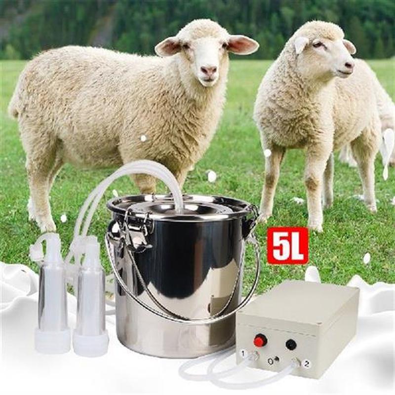 Vacuum Pump Bucket 5L Milking Machine Pasture Breeding