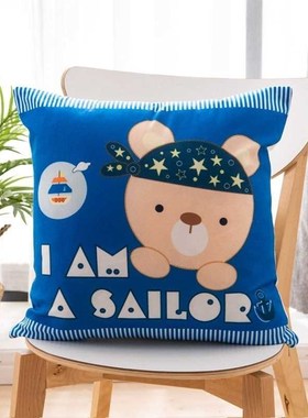 Nordic ins cushion for leaning on of cartoon printing pillow