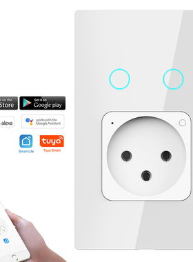 Wifi Smart Tuya Israel Light Switch Wall Socket Israeli Plug