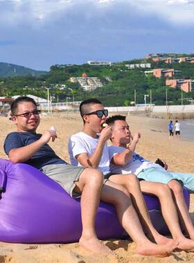 Camping Inflatable Lounge Chair Air Sofa Ultralight Beach Sl