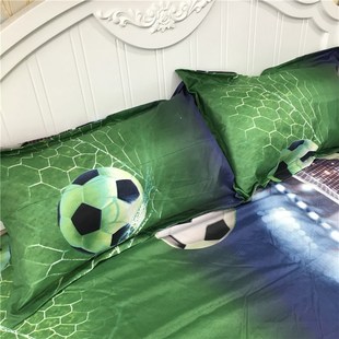 3D Football Bedding Set Autumn Bed Sheet Set Comforter Duvet