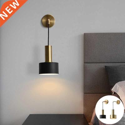 Nordic E27 Iron Bedside Wall Lamp Store Bar Night Light