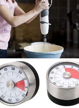 Mechanical Cooking Timer Magnet Round Shape 60 Minutes