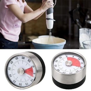 Mechanical Cooking Timer Magnet Round Shape 60 Minutes