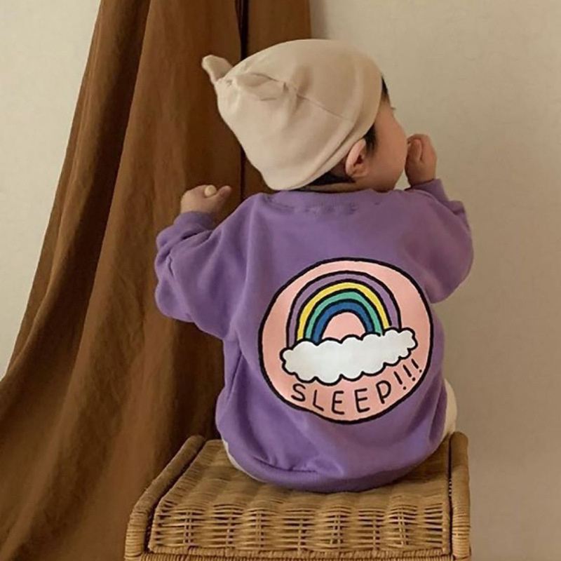New Style Baby Girl Boy Cotton Sweatshirt Casual Kids Child