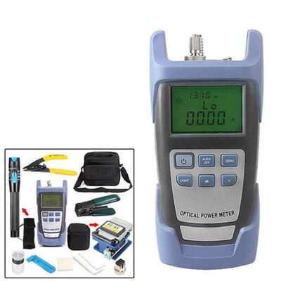 Fiber 13PCS Optic FTTH Tool Kit with FC-6S Fiber Cleaver and