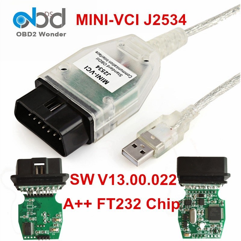 Top Rated Mini VCI J2534 OBDII Communication Interface TIS T
