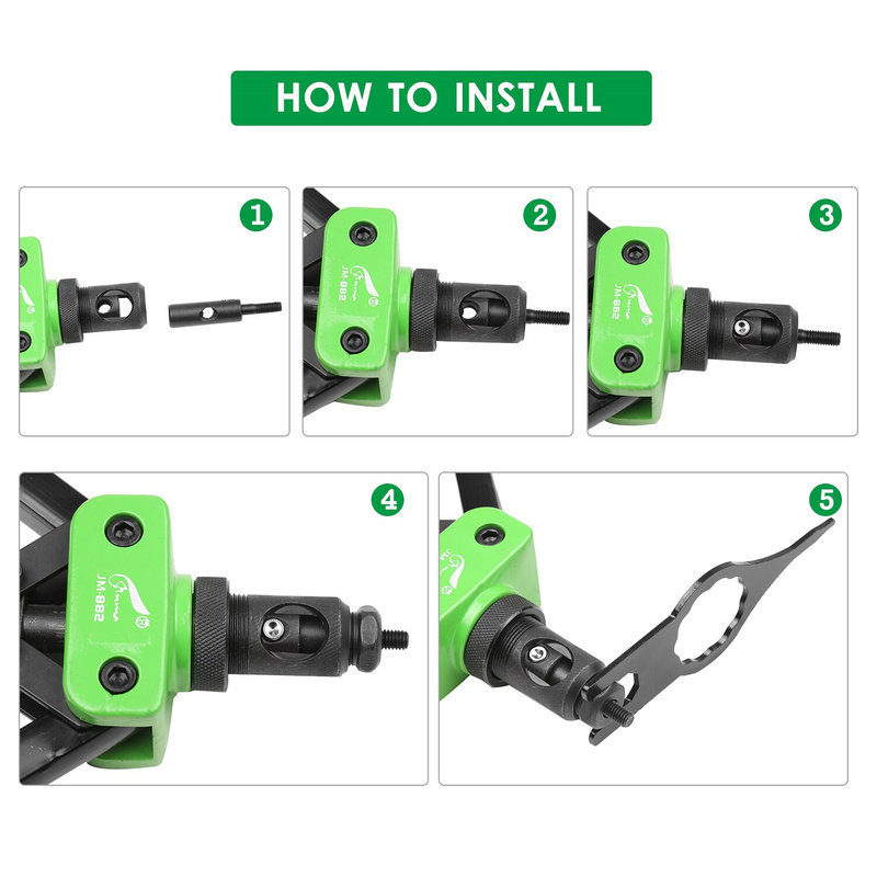 110Pcs Hand Rivet Nut Tool Riveting Tool Rivet Nut Setter wi