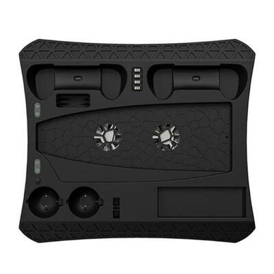 1 Pc Gamepad Charger Station with Dual Cooling Fans &amp
