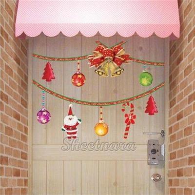 Self-adhesive Christmas Decoration Wall Sticker Santa Claus