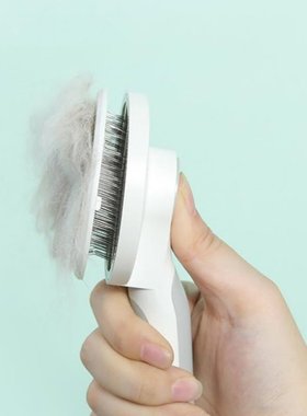 Self Cleaning Slicker Brush For Dog And Cat Removes Undercoa