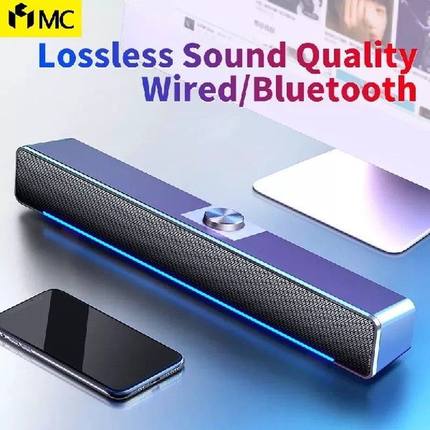 Bluetooth Speaker Soundbar Combo 3.5mm AUX USB Input Clumn