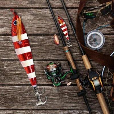 Plastic  Durable Fake Cuttlefish Bait Wobblers Reusable