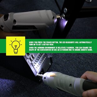 Mini Electric Screwdriver Cordless Power Screwdriver Handy R