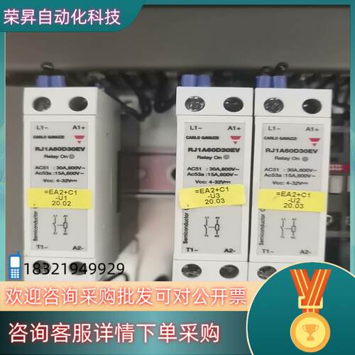 现货瑞士佳乐CARLOGAVAZZI保护继电器型号RJ1A60