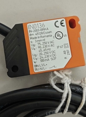 易福门传感器IN0136现货议价