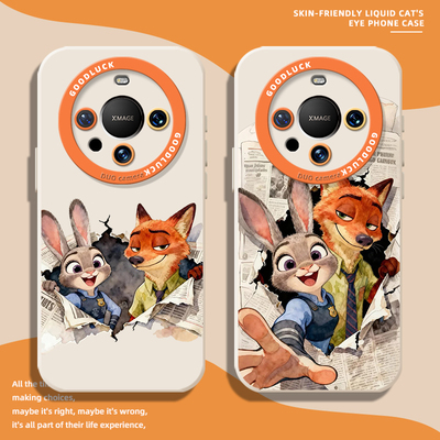 尼克朱迪手机壳适用华为mate800promax疯狂动物城70proplus卡通可爱60情侣50pro+新款硅胶40E防摔30pro保护套