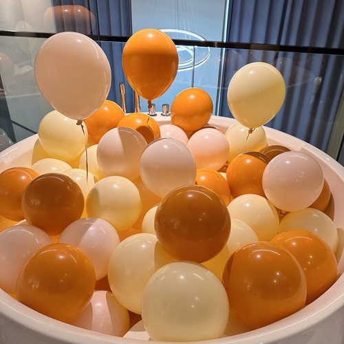 ins风复古奶茶色奶油风气球链