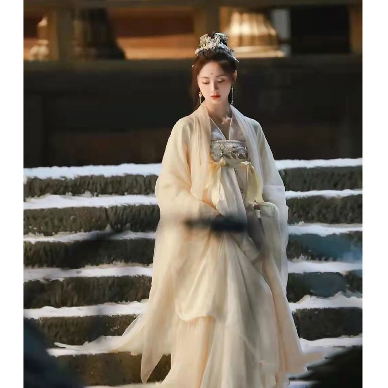 HANFU 고대 의상 개선된 가슴 길이 스커트 RU WIDE-SL