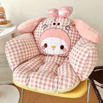 坐垫椅子垫办公室靠背一体久坐软屁垫ins大学生宿舍椅垫客厅蒲团