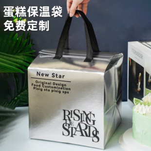 蛋糕保温袋4寸6寸8寸10寸单层双层外卖专用加厚铝箔冷藏保鲜定制