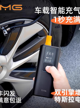 专用TESLA特斯拉Model丫S3XY汽车改装配件车载充气泵电动打气筒