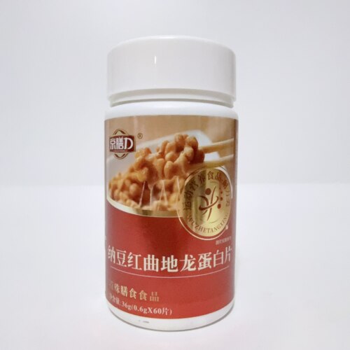 京膳力纳豆红曲地龙蛋白片纳豆