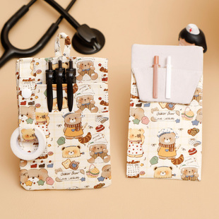 医安三层护士笔袋医务人员专用插笔袋医生多用途胸前插口袋防漏墨