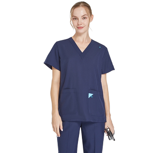 医生速干弹力手术服洗手衣女手术室口腔牙科工作服男长短袖scrubs