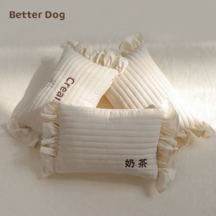 宠物枕头定制名字猫咪专用小可拆洗下巴垫陪睡垫保护颈椎