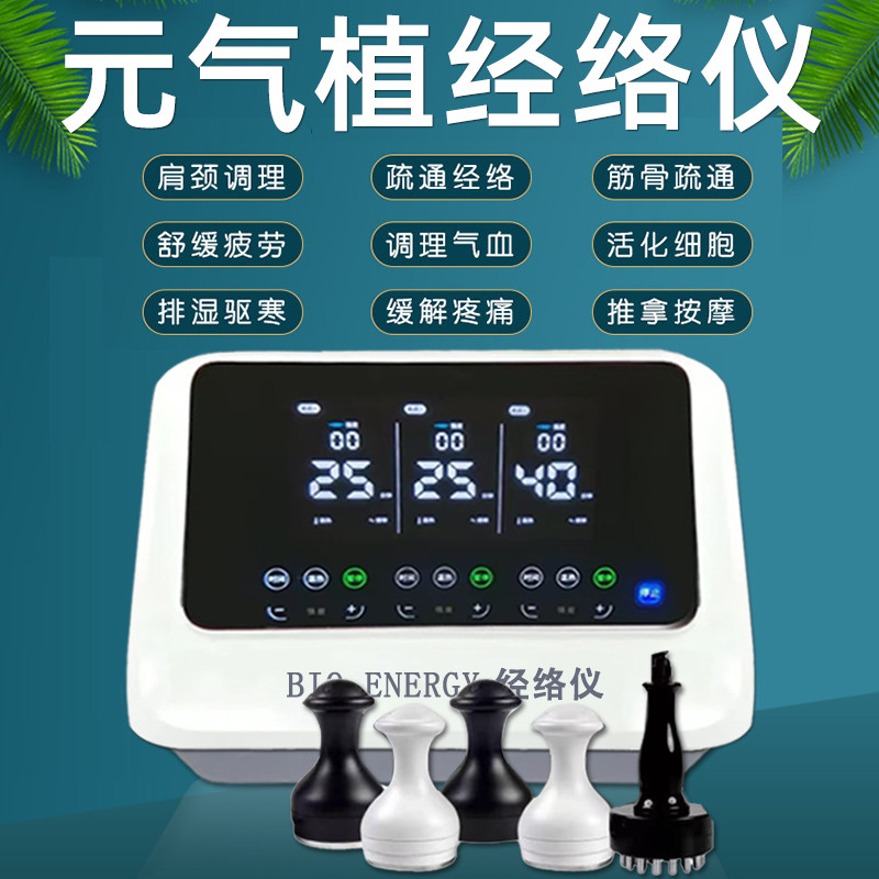 长青中国元气植值同款疏通经络仪器品牌椎肩周腰间养生美容院专用