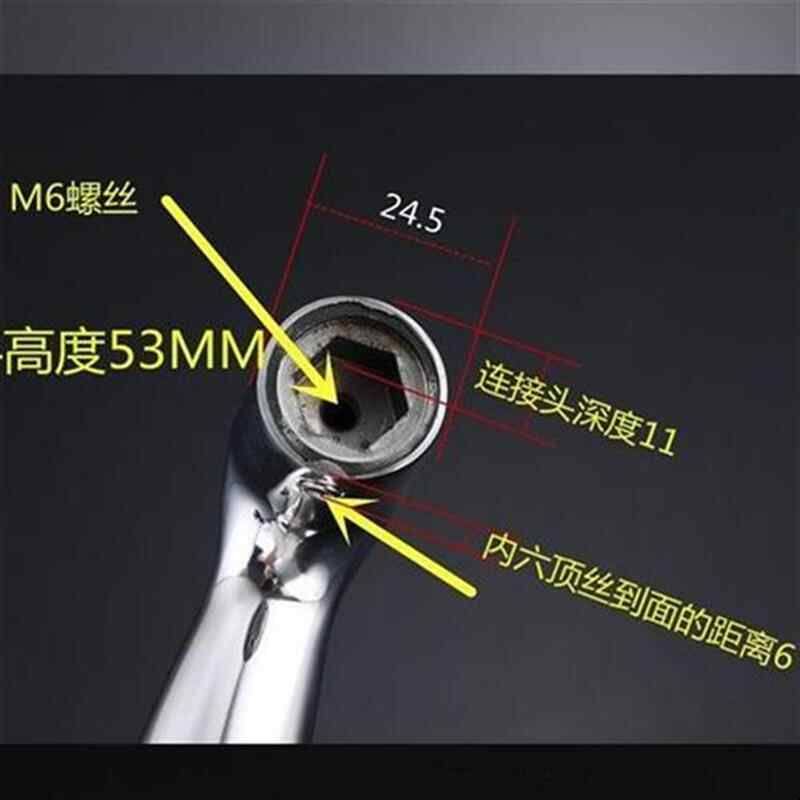 防盗门入户门内六角门把手不锈钢加厚手柄老款式替换圆头内门拉手