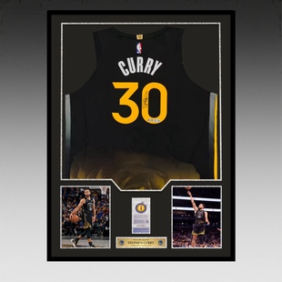 亲签球衣 库里 勇士队城市版 球员版 Beckett认证 USASM 双认证