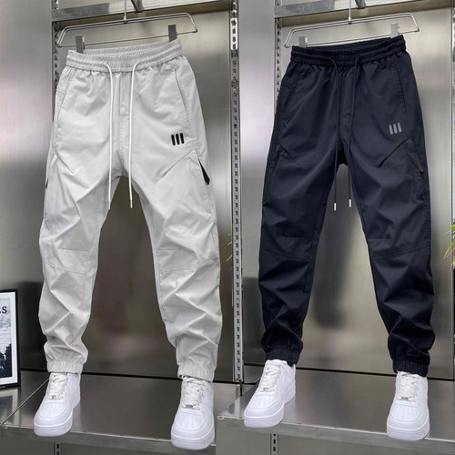 轻奢痞帅速干工装小腿裤男士夏季
