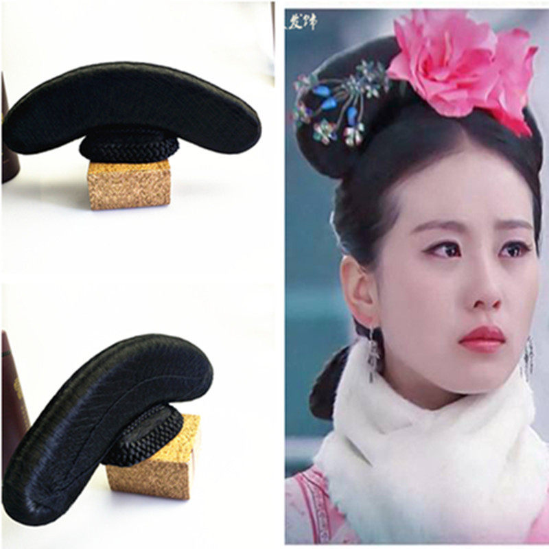 古装假发清朝格格旗头新娘秀禾造型影楼拍摄汉服cos贵妃齐头