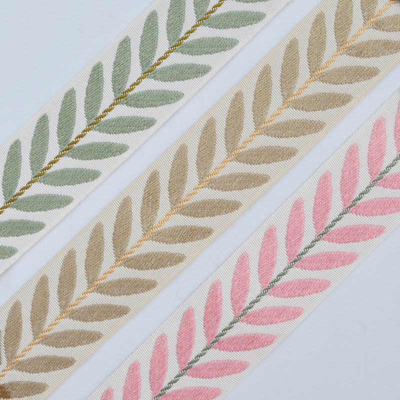 天河花边新款树叶55公分6宽边窗帘缝边装饰辅料配件织带抱枕沙发