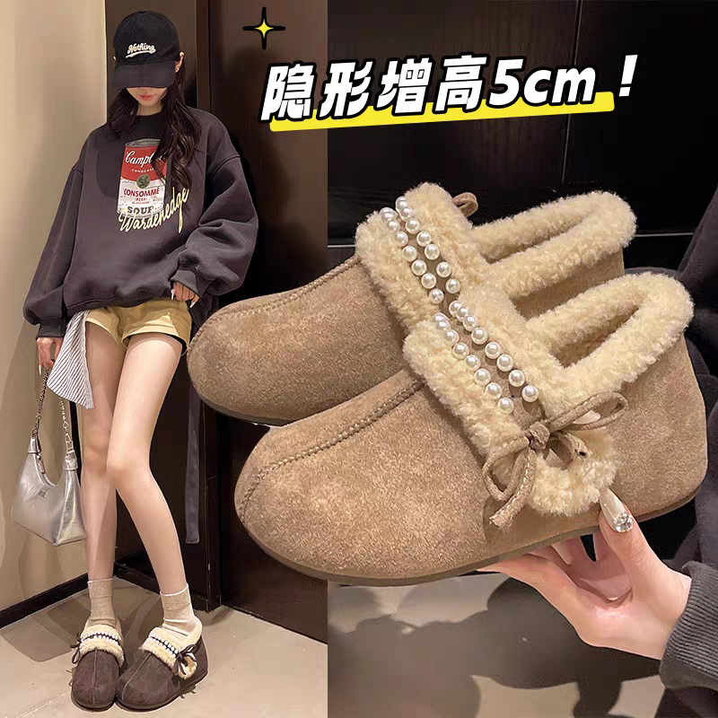 【1万+人种草】内增高毛毛勃肯鞋