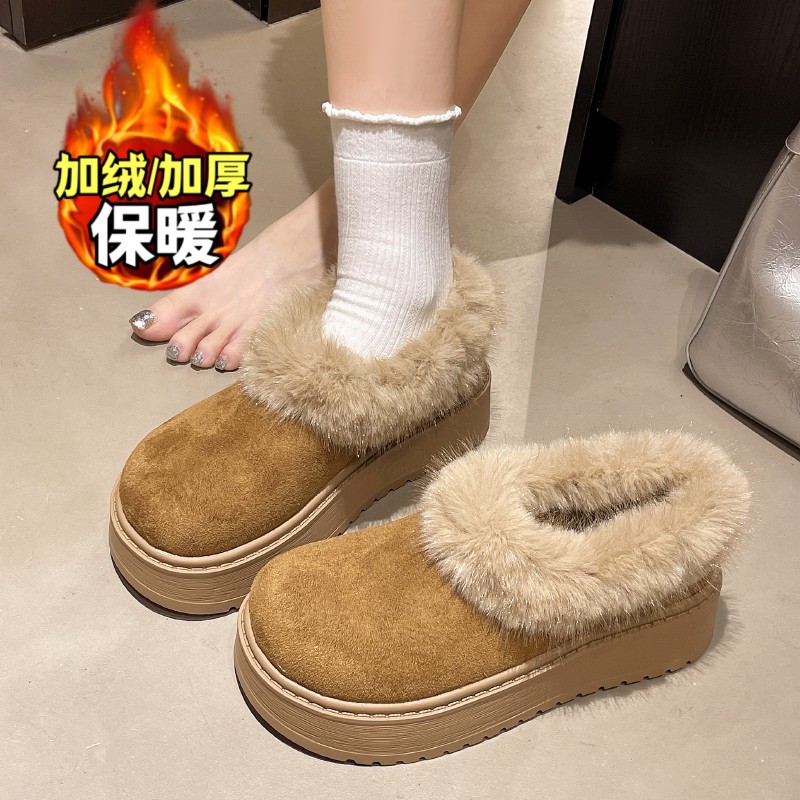 【好物推荐】毛毛雪地靴勃肯棉鞋