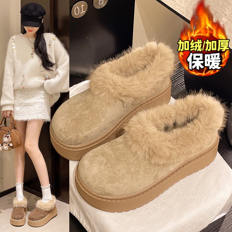 【1万+人种草】毛毛勃肯雪地棉鞋