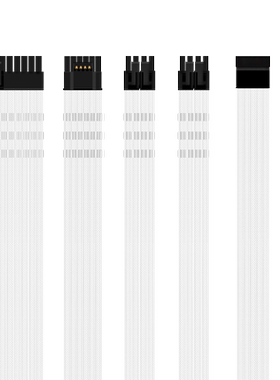 MSI微星ATX3系列PCIE5模组电源40/50显卡12VHPWR 16P编织网定制线