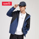 班尼路2026春季 拼接撞色夹克衫 男潮流ins青年防风休闲街头外套Z