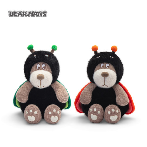 BearHans小熊汉斯甲壳虫毛绒玩偶