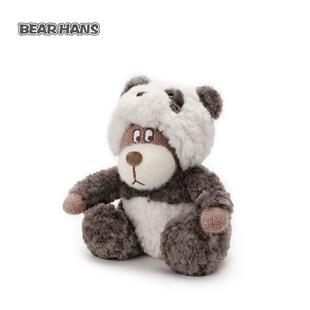 小熊汉斯熊猫玩偶毛绒玩具睡觉抱安抚娃娃公仔抱枕生日礼物送女友