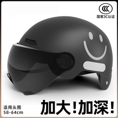 电动车头盔四季通用大码大头围男士加大号摩托帽夏季透气安全帽