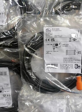 IFM易福门EVC005带插座连接电缆 全新原装 现货包邮 库存充足