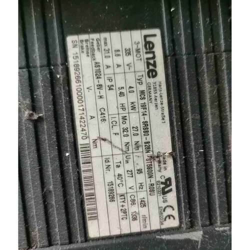 伦茨电机MCS 19F14-SR SB0-B28N不